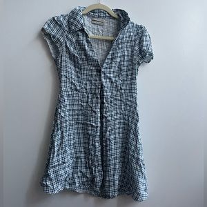 Checkered button up dress from Urban Outfitters